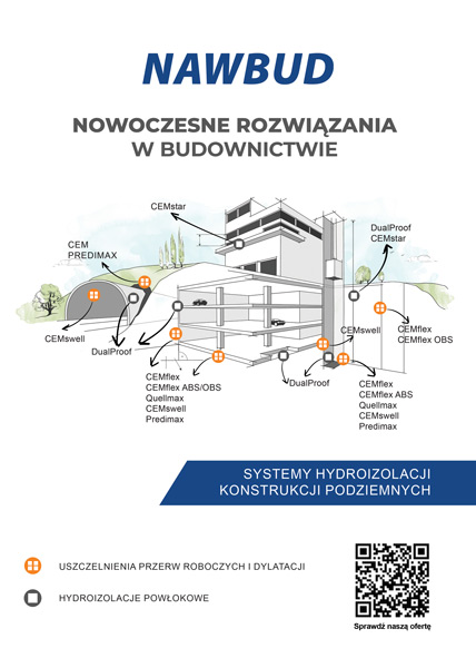 Katalog Hydroizolacje Konstrukcji Podziemnych - kliknij aby pobrać plik PDF z katalogiem